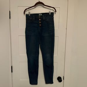 JCrew Size 28 9” High Rise Toothpick Jeans
